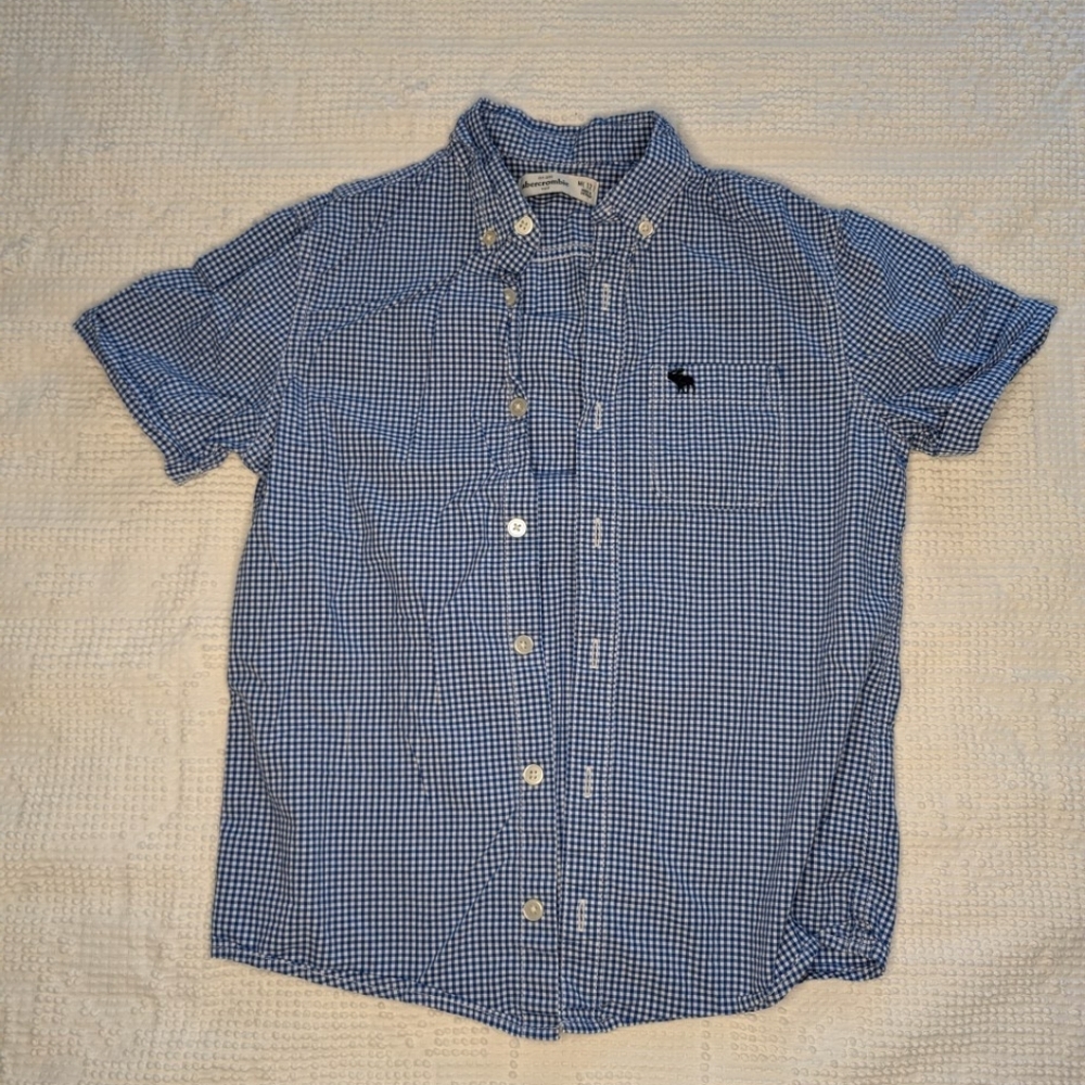 Abercrombie║Gingham Collared Button Down║Size M